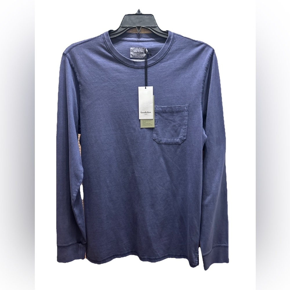 NWT Goodfellow & Co Blue Long Sleeve Tee